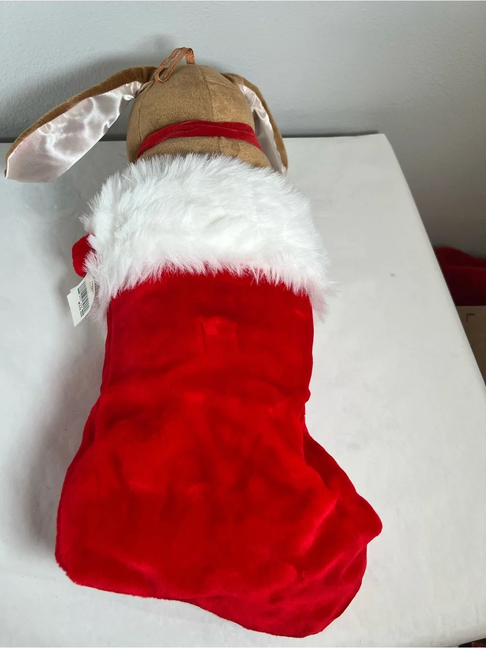 Vintage Velveteen Rabbit Plush Holiday‎ Stocking